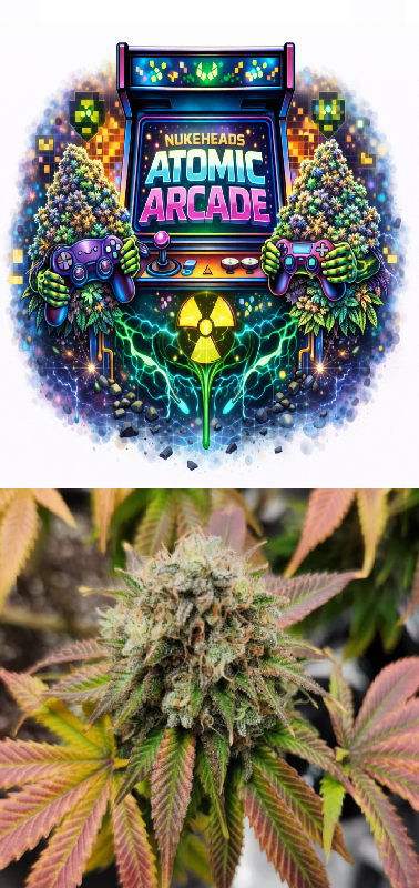 A vibrant illustration of a radioactive symbol with electric energy and mechanical claws.